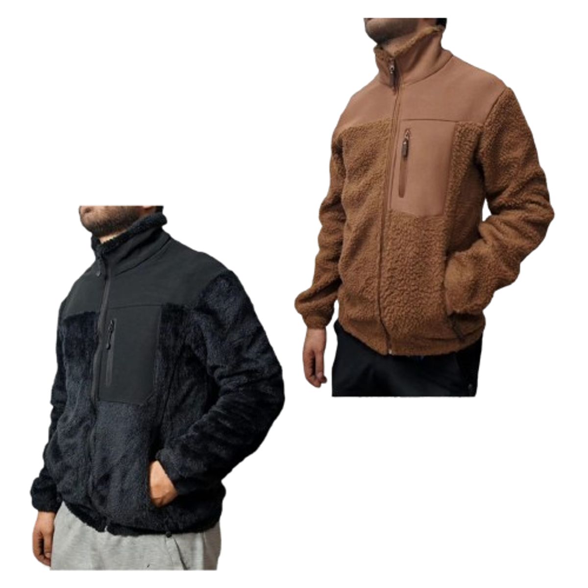 FASHION'S PARK - Pack de 2 poleron  capuchaes sin capucha