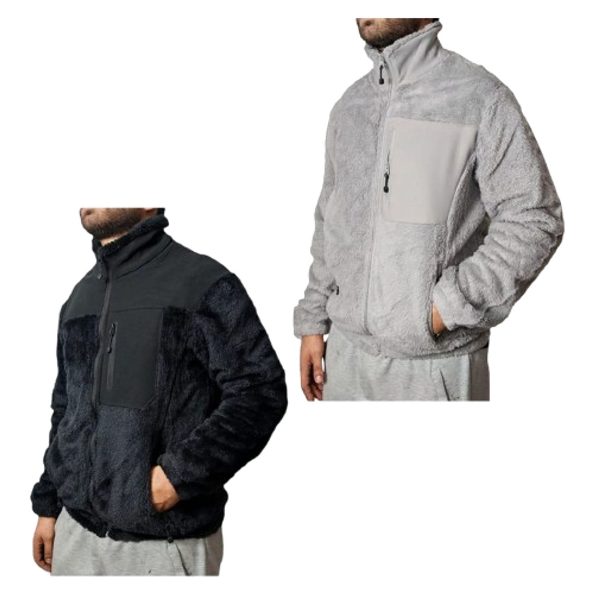 FASHION'S PARK - Pack de 2 poleron  capuchaes sin capucha