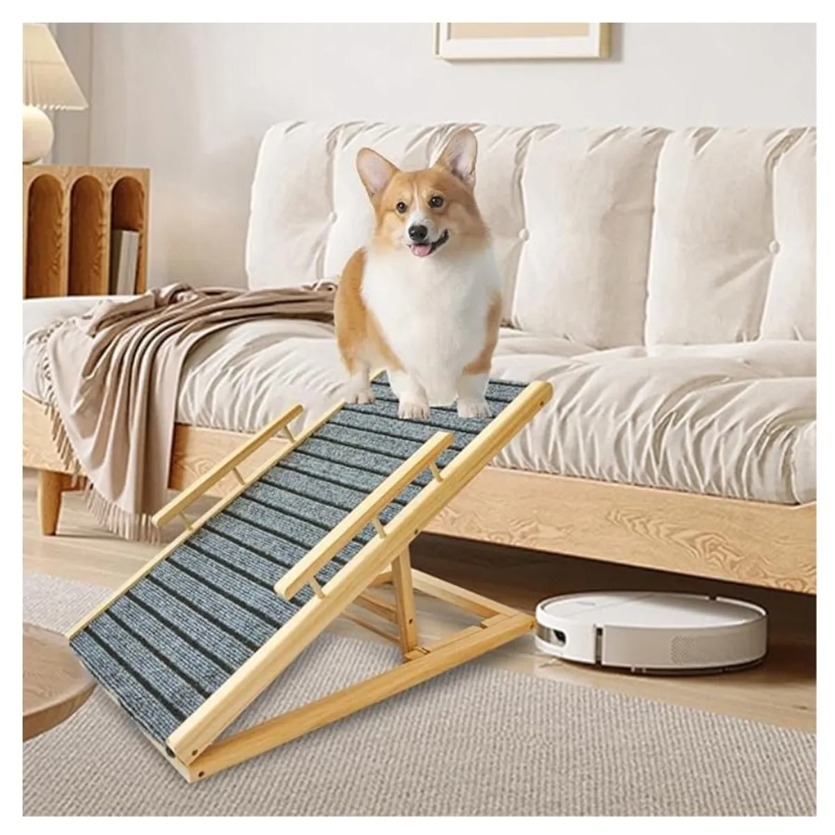 GENERICO - Rampa Escalera para perros y gatos 70x40cm