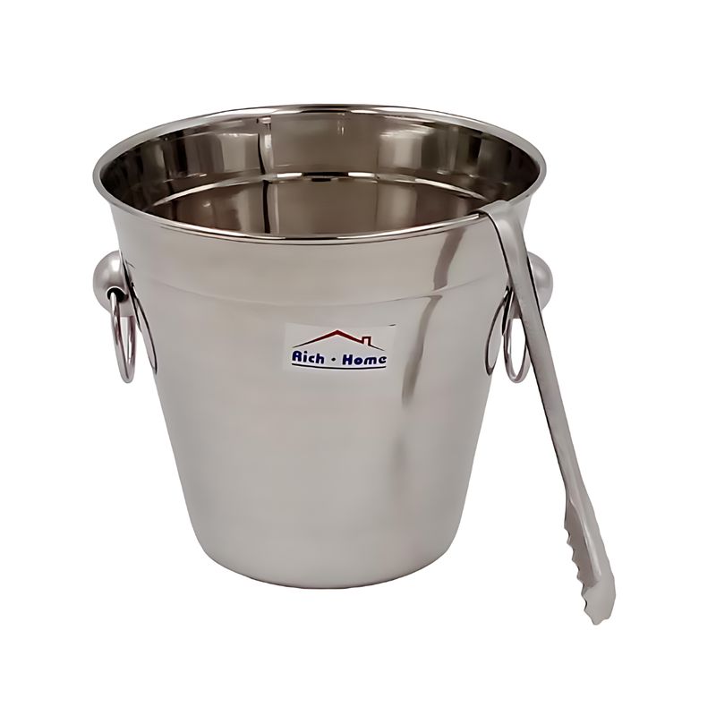 GENERICO - Hielera De Acero Con Pinza de 14 cm