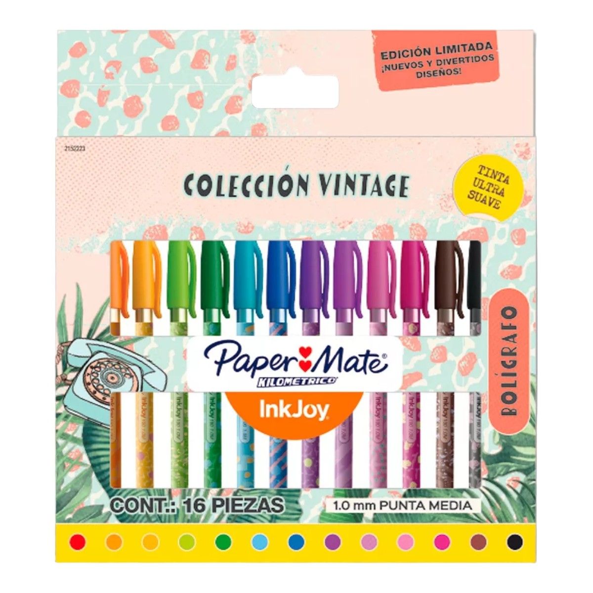 PAPER MATE - Lapiceras Boligrafo Paper Mate Inkjoy x16 Vintage