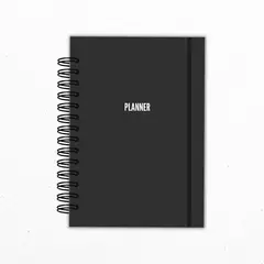 GENERICO - Planner Semanal Negro Sin Fechas