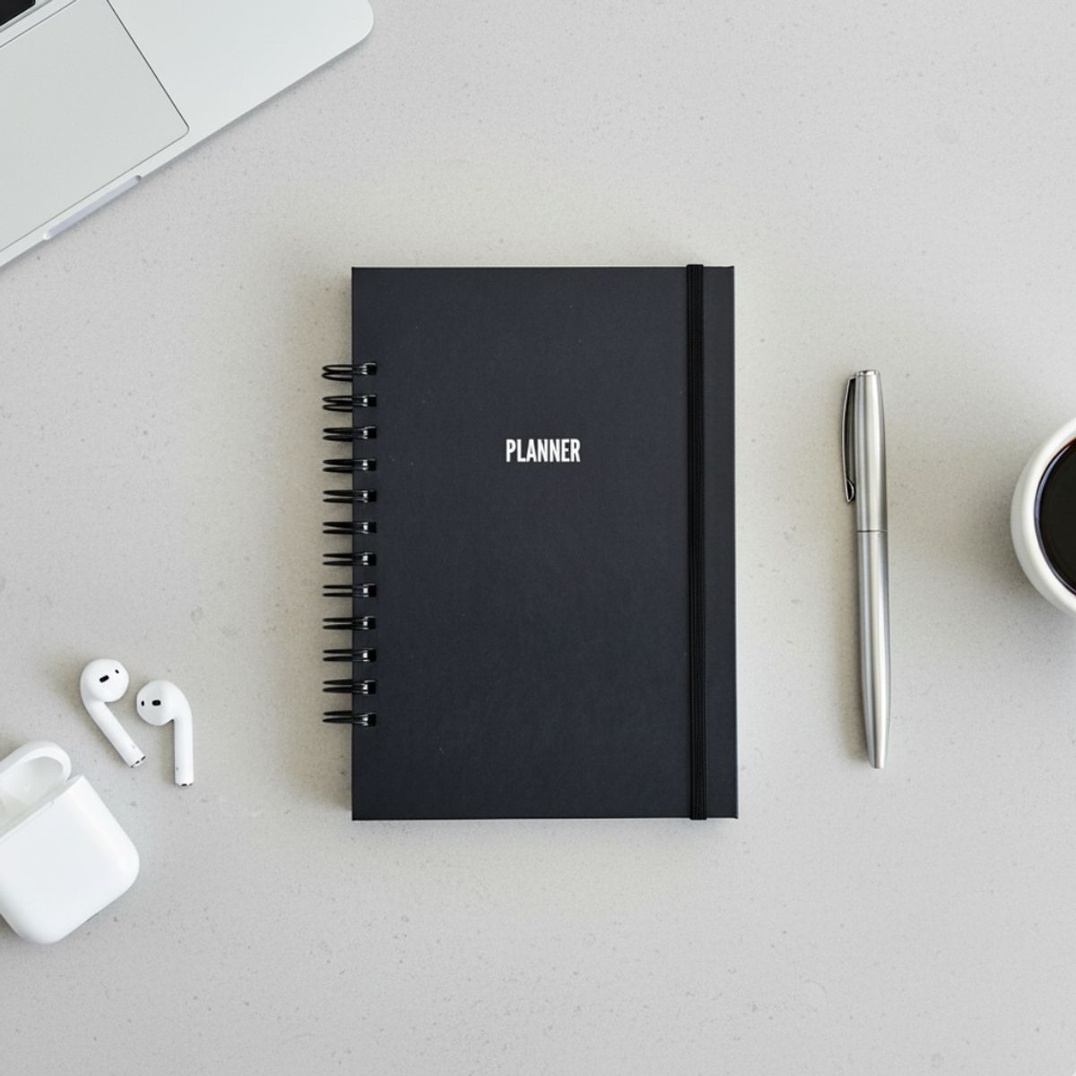GENERICO - Planner Semanal Negro Sin Fechas