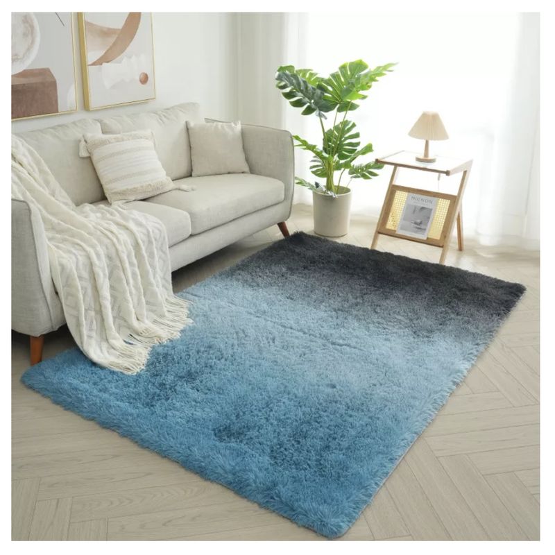 HOMER DESIGN - Alfombra 200x240cm Peluda Super Suave para living bajada de cama