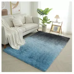 HOMER DESIGN - Alfombra 200x240cm Peluda Super Suave para living bajada de cama