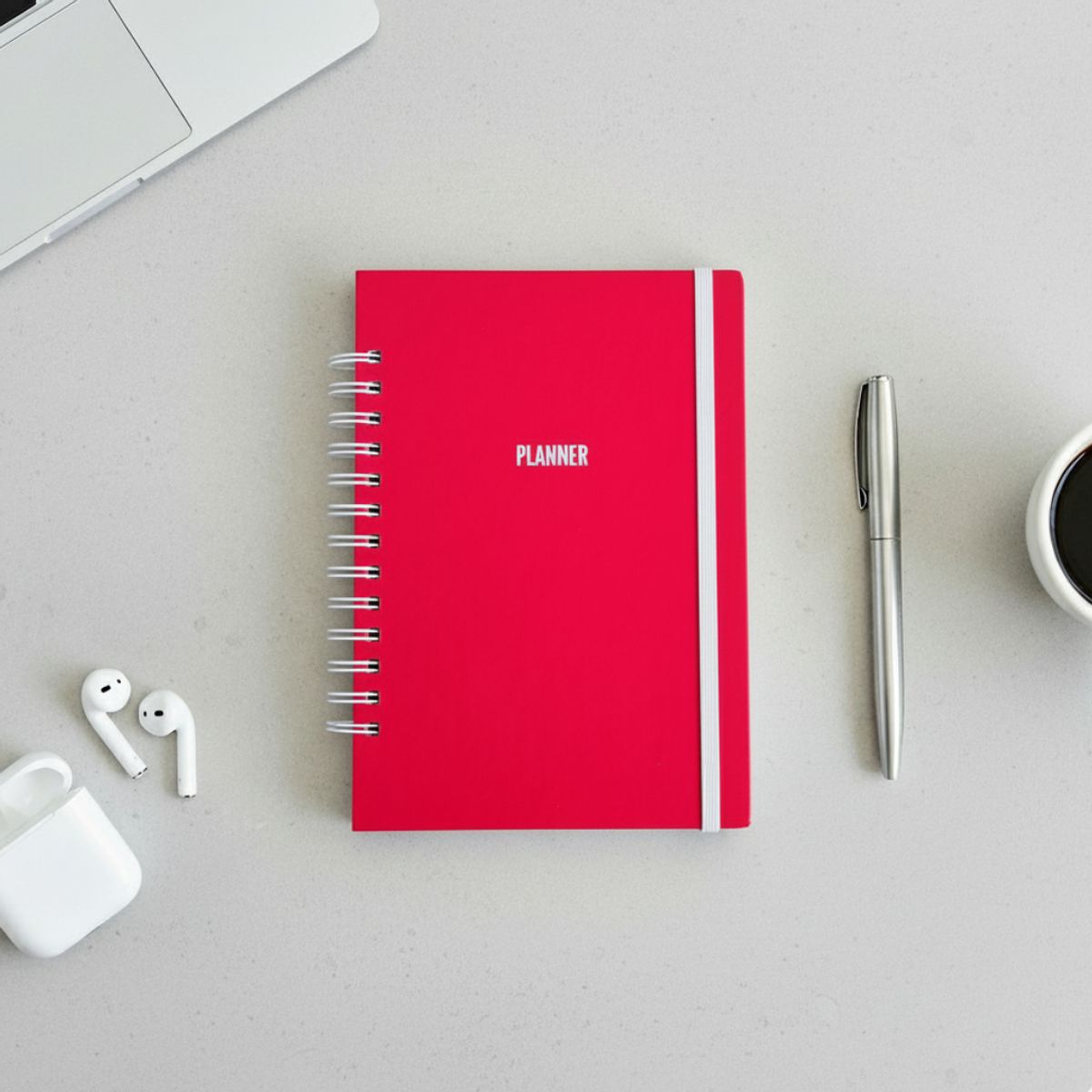 GENERICO - Planner Semanal Rojo Sin Fechas