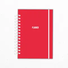 GENERICO - Planner Semanal Rojo Sin Fechas