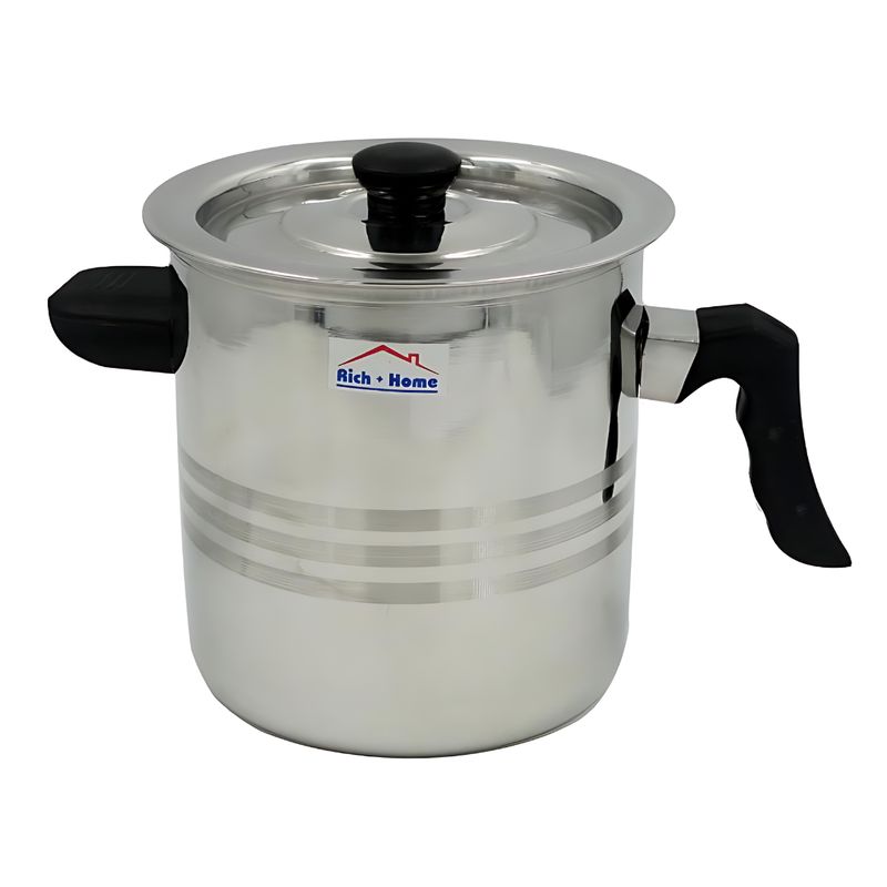 GENERICO - Lechero De Acero Con Tapa De 2,5 L