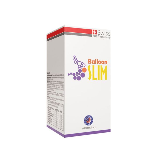 SWISS NATURE LABS - Suplemento Pastillas para Adelgazar Efectivo Balloon Slim 120 capsulas