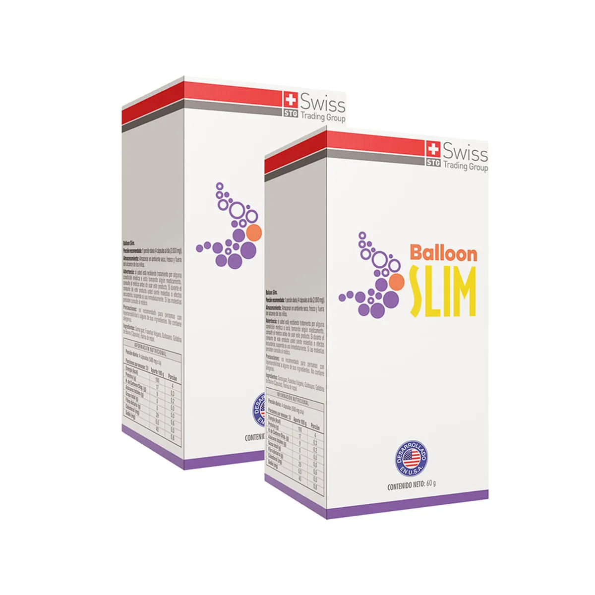 BALLOON SLIM - Suplemento Pastillas para Adelgazar Efectivo Balloon Slim 240 capsulas