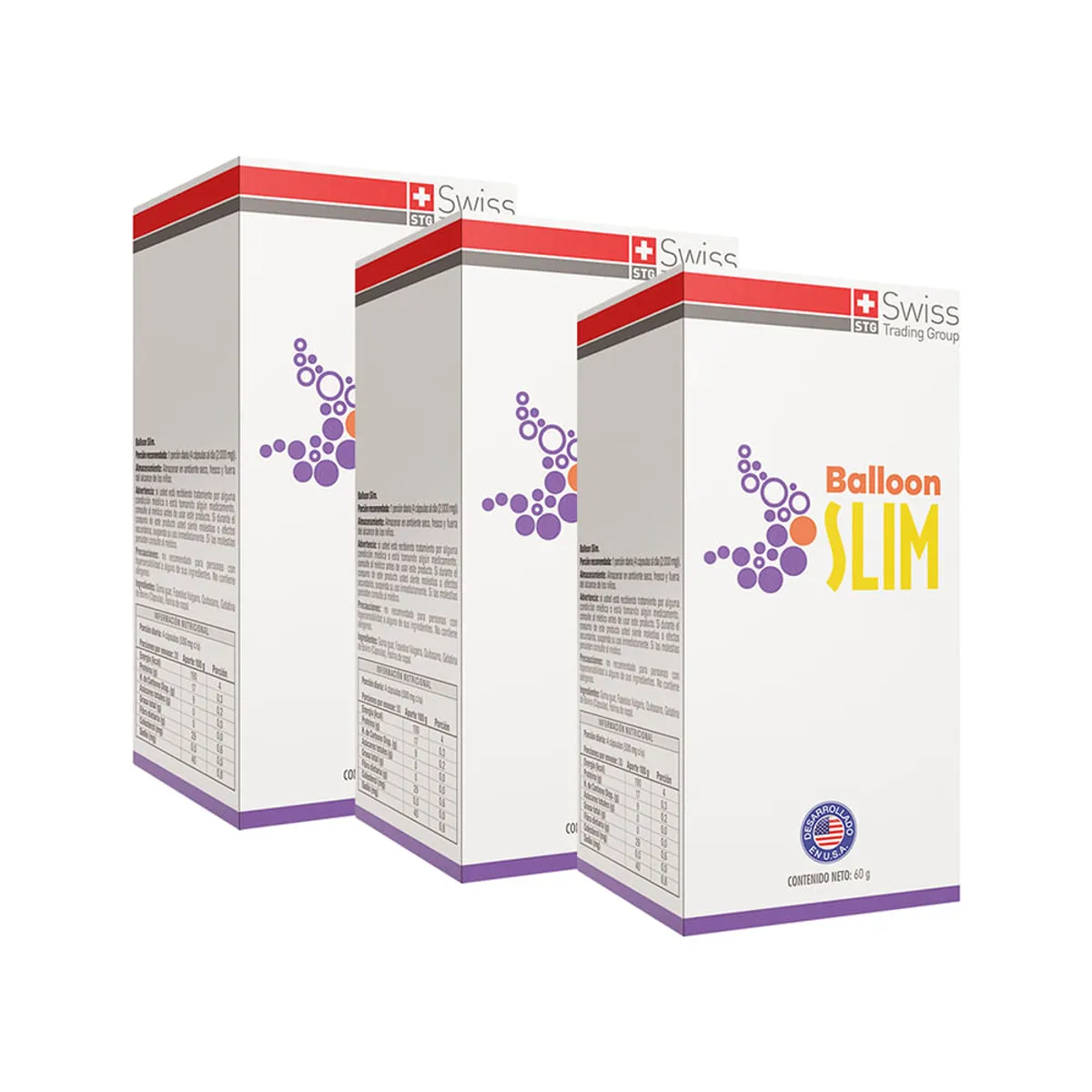 BALLOON SLIM - Suplemento Pastillas para Adelgazar Efectivo Balloon Slim 360 capsulas