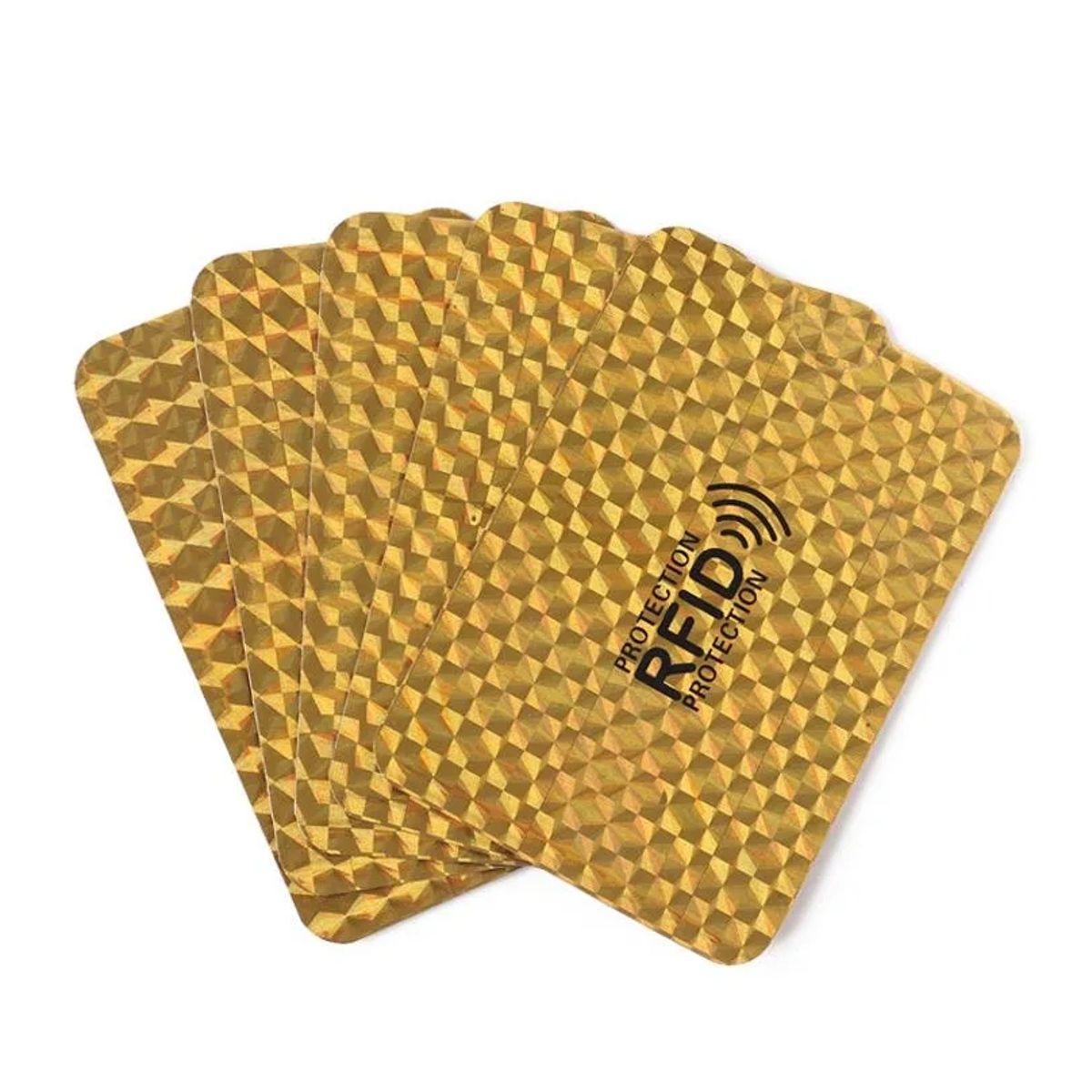 ZG STORE - 5 Fundas Tarjetas Aluminio Anti-clonación Rfid Nfc Protector
