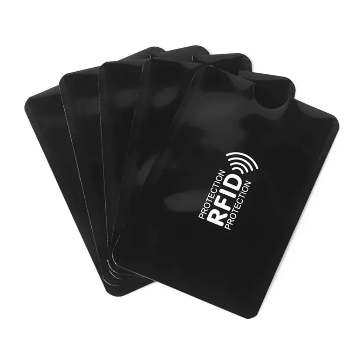 ZG STORE - 5 Fundas Tarjetas Aluminio Anti-clonación Rfid Nfc Protector
