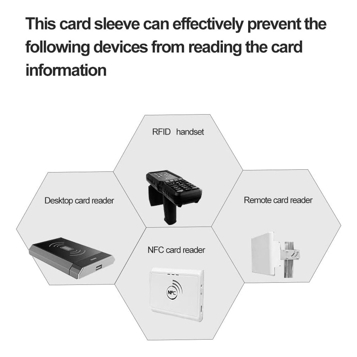 ZG STORE - 5 Fundas Tarjetas Aluminio Anti-clonación Rfid Nfc Protector