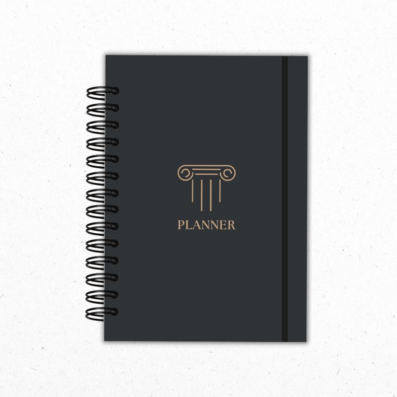 GENERICO - Planner Mensual Abogados Negro