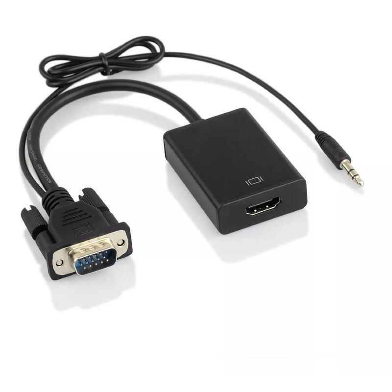 KUANGYE - Conversor Vga A Hdmi Con Audio adaptador Analogo A Digital