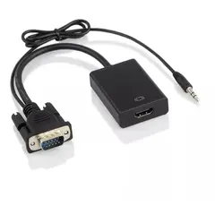 KUANGYE - Conversor Vga A Hdmi Con Audio adaptador Analogo A Digital
