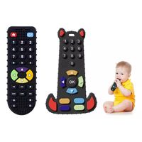 2pcs Mordedor Bebé Juguete Sensorial Diseño Control Remoto