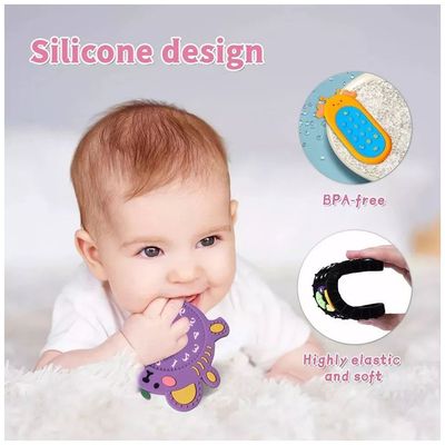 Imagen 2 del producto 2pcs Mordedor Bebé Juguete Sensorial Diseño Control Remoto