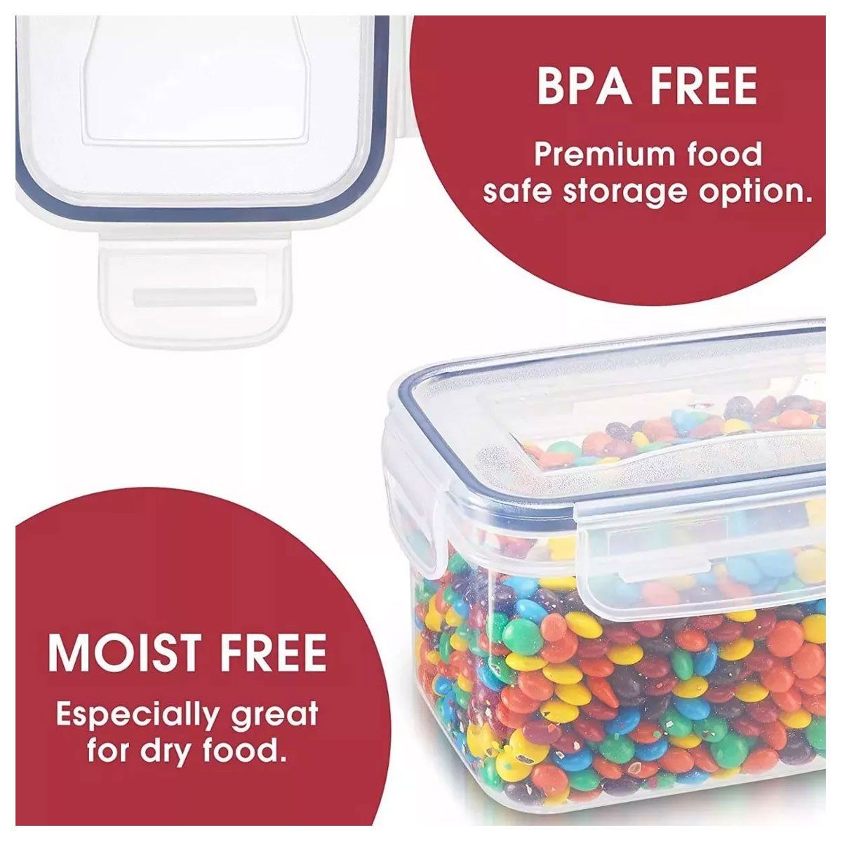 MUNDO MAGIA - Set De 16 Recipientes Contenedores Herméticos Para Almacenar