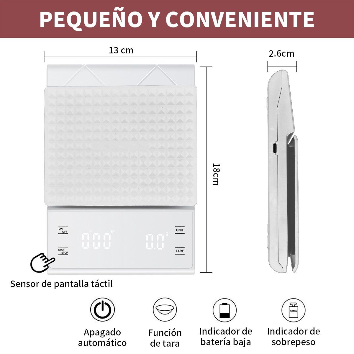 YAYKO - Básculas digitales de precisión para el pesaje de café