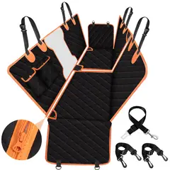 LUKOVEE - Protector Funda Cubre Asiento Auto 6 En 1 Perros Mascotas