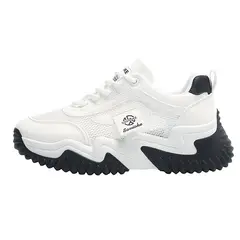 SHANDIAN - Zapatillas Plataforma Mujer Negro