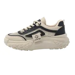 SHANDIAN - Zapatillas Plataforma Mujer Negro
