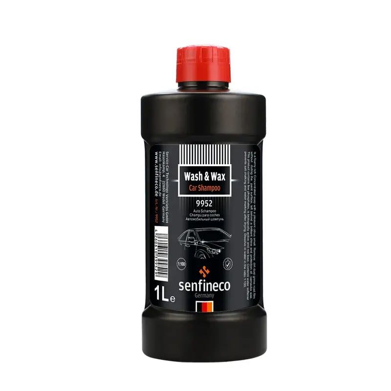 GENERICO - Shampoo Con Cera Concentrado Para Auto 1 Litro Senfineco