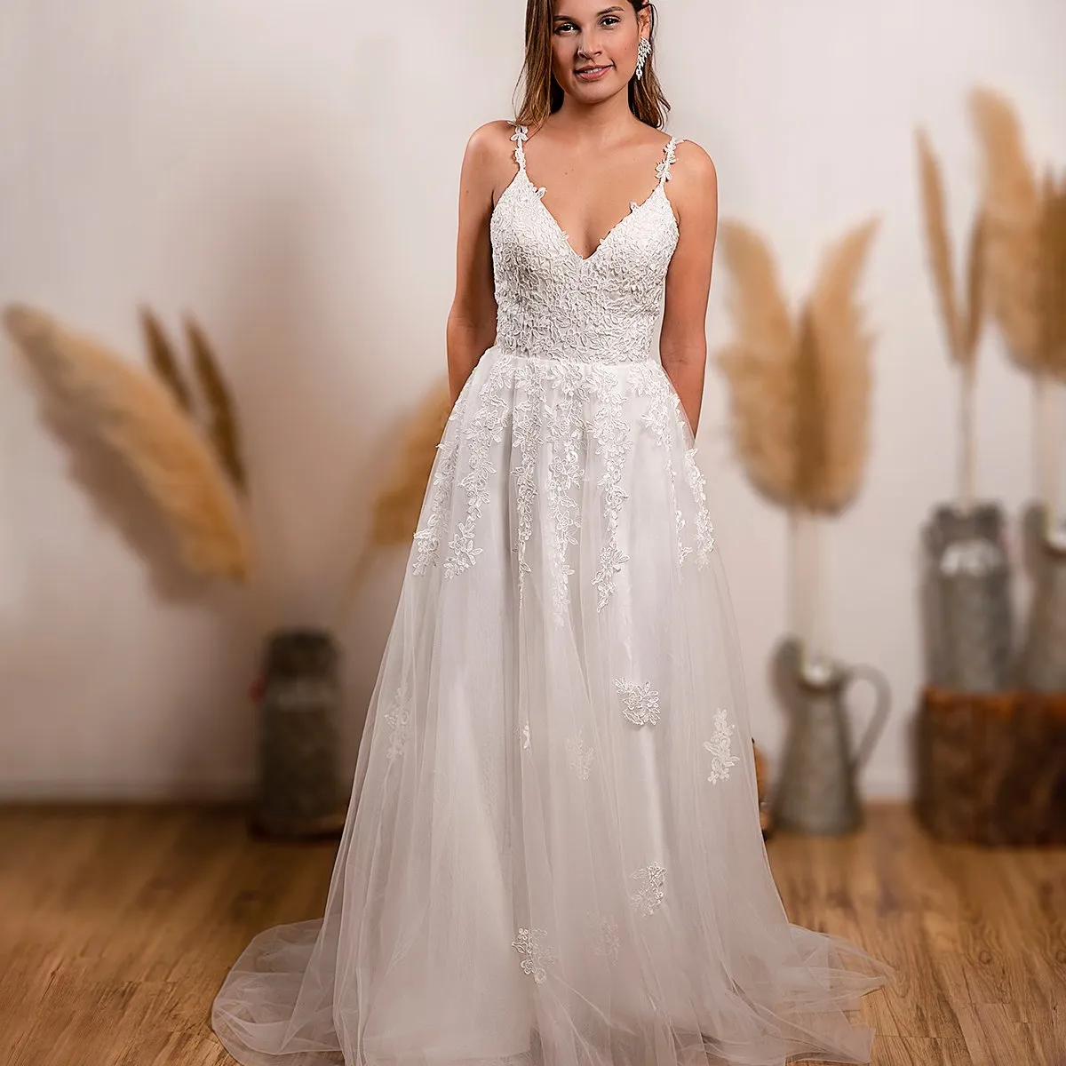 DULCENOVIA - Vestido de Novia Laura falda de Tull Dulce Novia