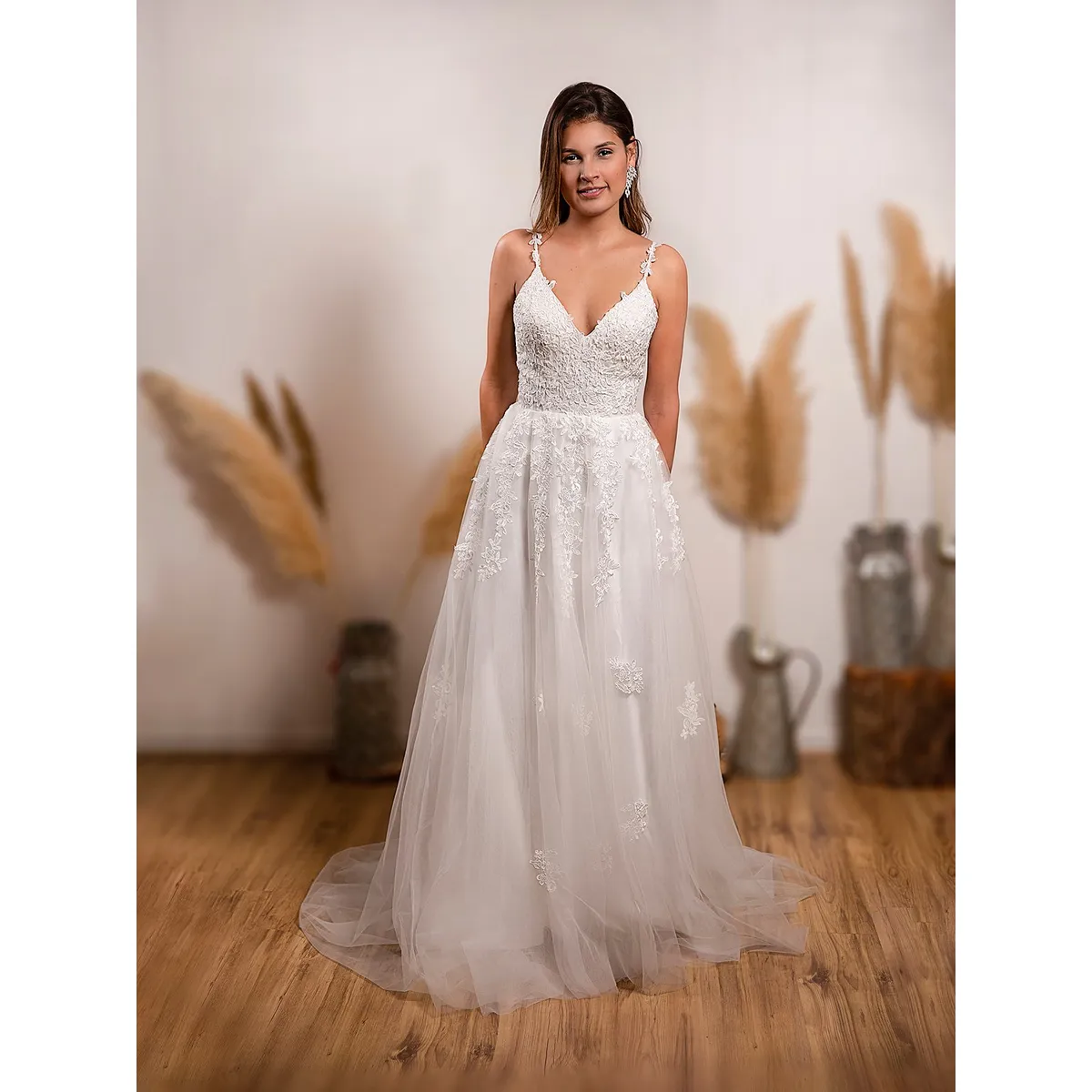 DULCENOVIA - Vestido de Novia Laura falda de Tull Dulce Novia