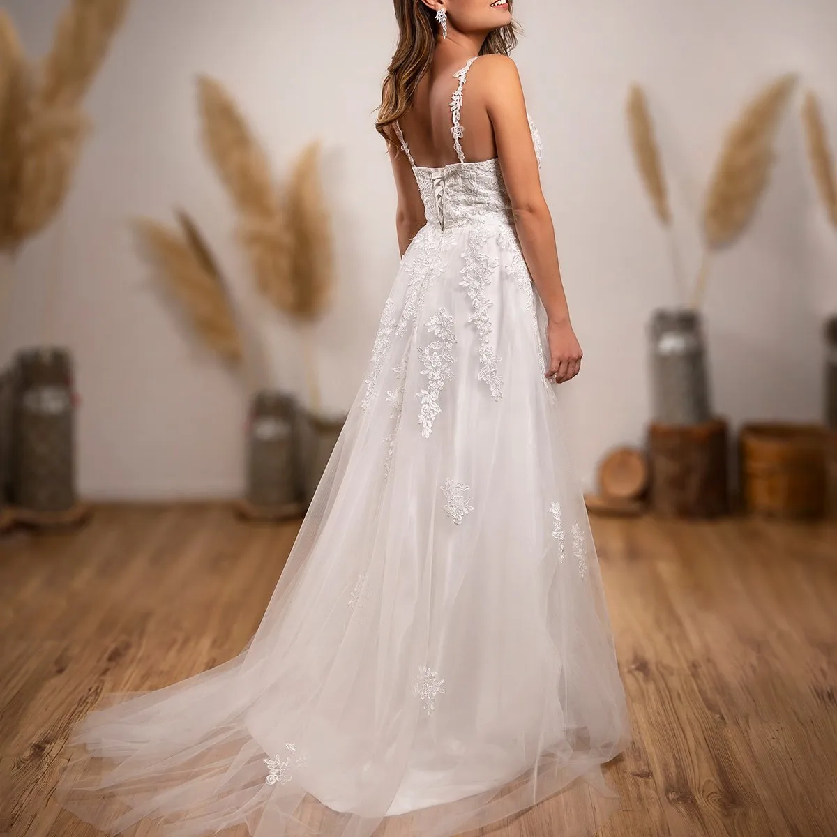 DULCENOVIA - Vestido de Novia Laura falda de Tull Dulce Novia