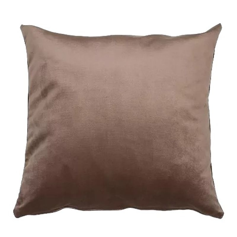 GENERICO - Pack 2 Fundas Velvet De Cojín Terciopelo 45x45 Marron