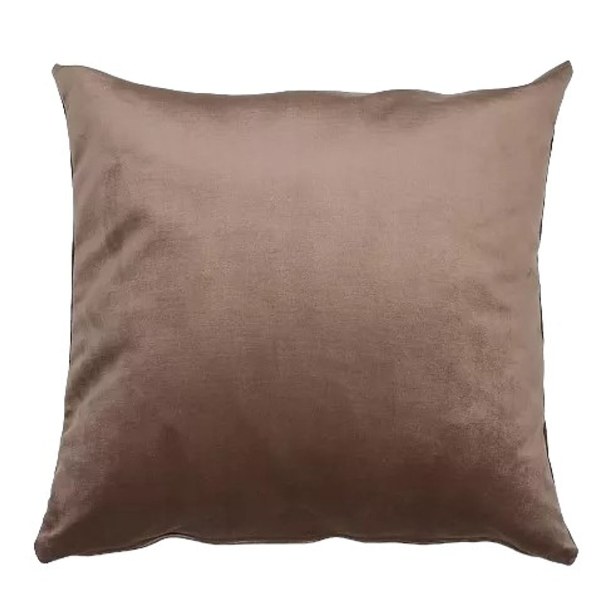 GENERICO - Pack 4 Funda Velvet De Cojín Terciopelo 45x45 Marron