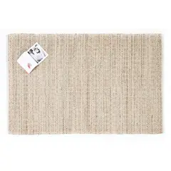 GENERICO - Alfombra de Yute Diamante con Dobladillo Natural 150x240 cm