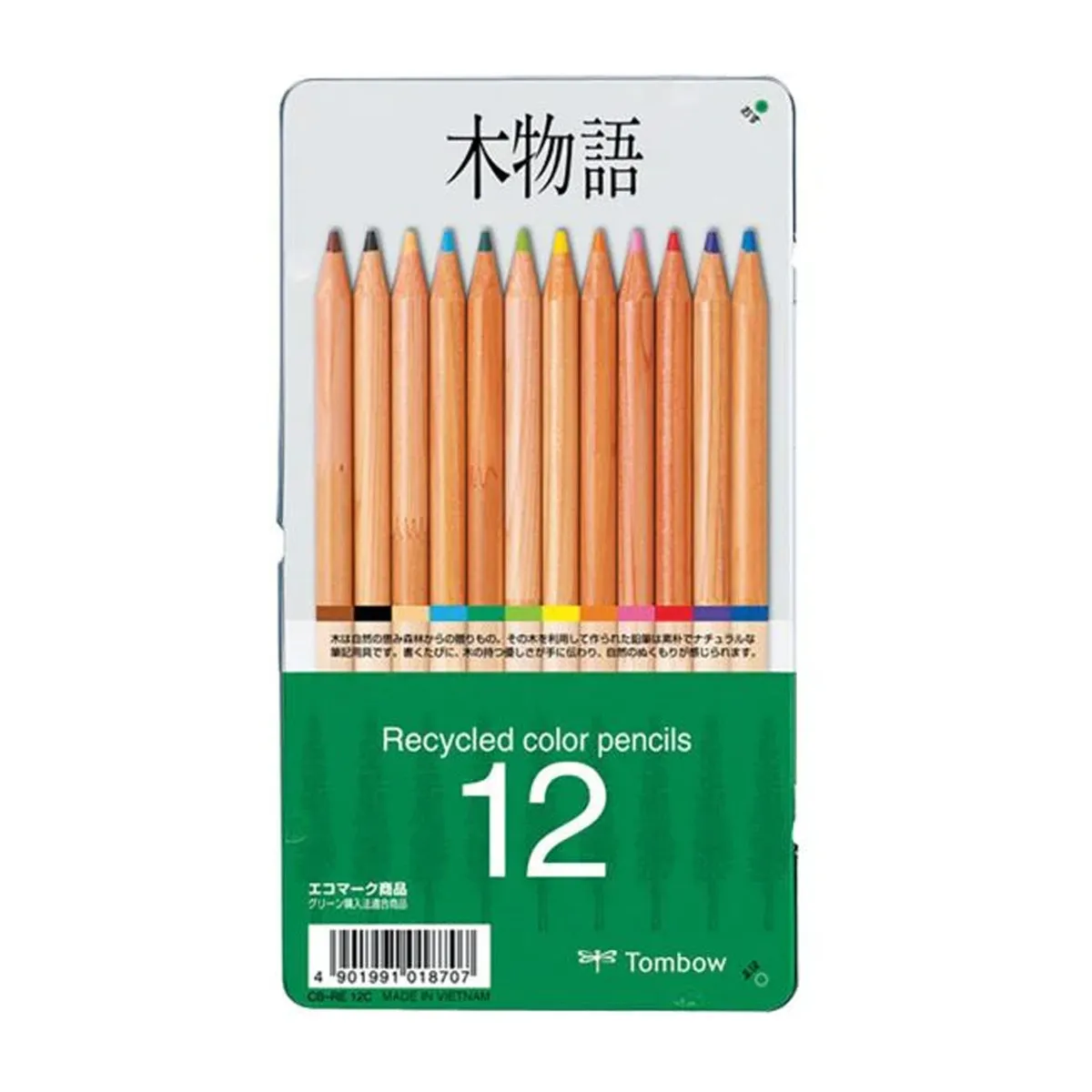 TOMBOW - Set de Lápices Color Recycled Tombow (12 Colores)