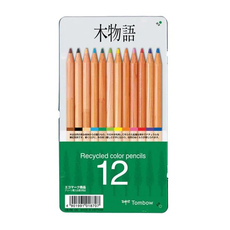 TOMBOW - Set de Lápices Color Recycled Tombow (12 Colores)