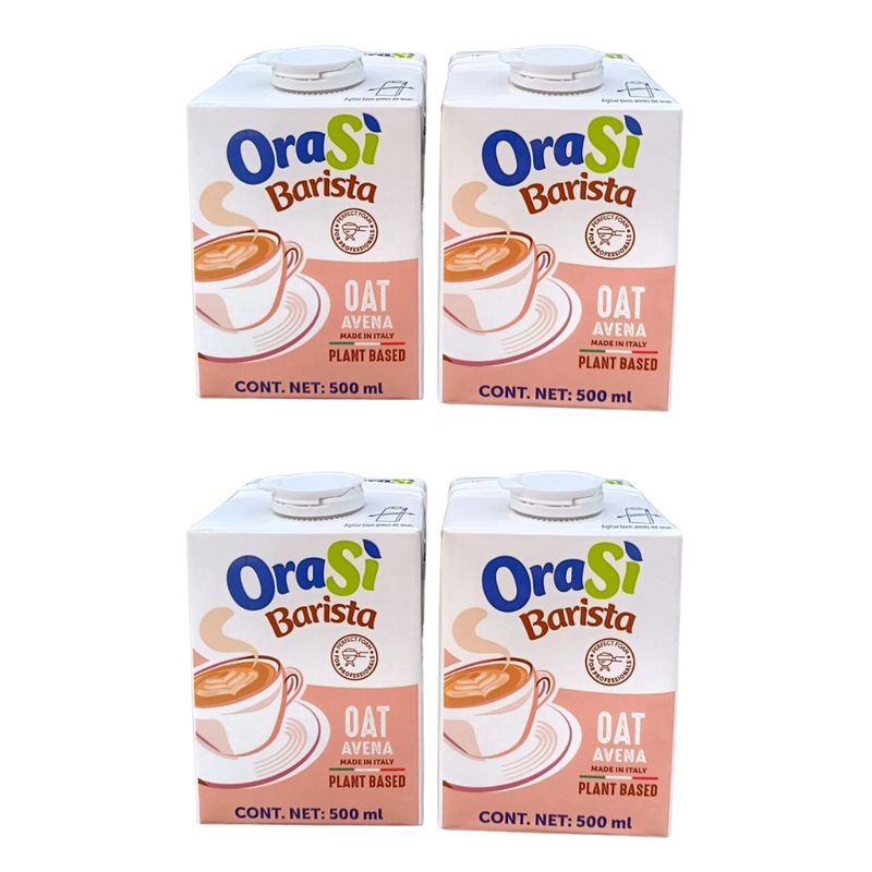 GENERICO - Pack 4u Orasi Barista 500ml - Avena Pack 4u Vegana
