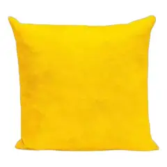GENERICO - Pack 2 Fundas Velvet De Cojín Terciopelo 45x45 Amarillo