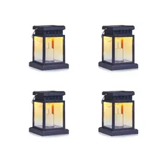 PRO OUTDOOR - Pack De 4 Fanal Solar