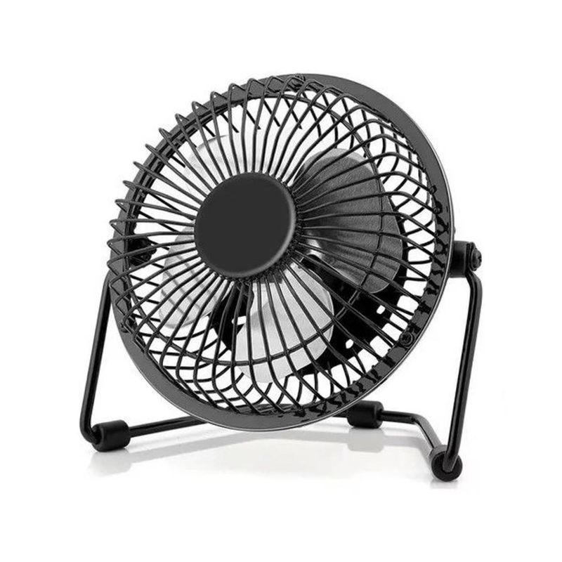 ULTRA - Mini Ventilador 6 De Mesa USB Negro Ultra