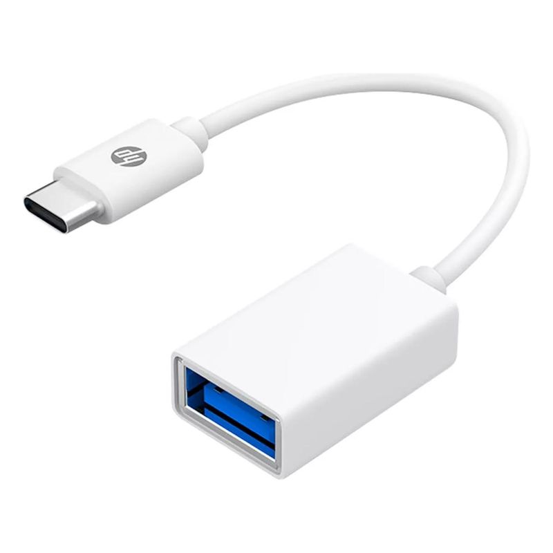 HP - Adaptador OTG USB C A USB 3.0 Hembra Blanco DHC-CT105 HP