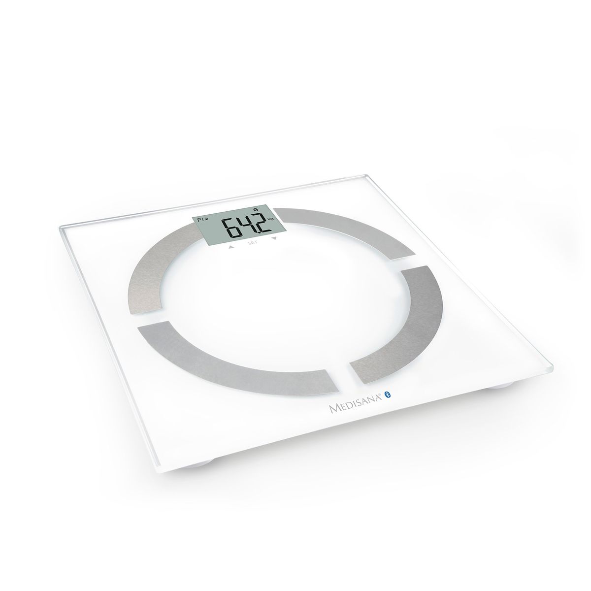 MEDISANA - Báscula Pesa con análisis corporal y Bluetooth Connect Medisana Blanco