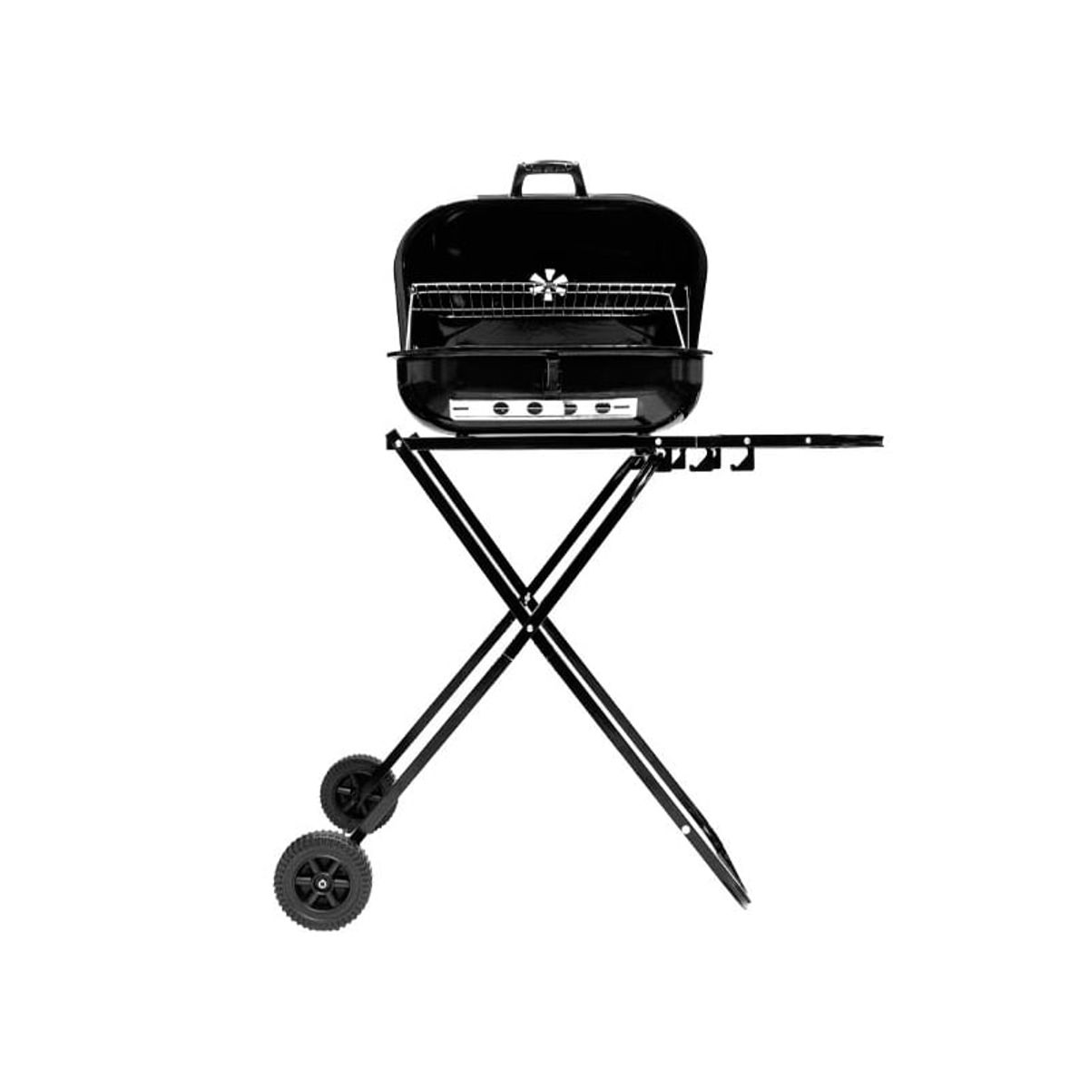 FOLD - Parrilla Para Carbón Plegable Con Ruedas