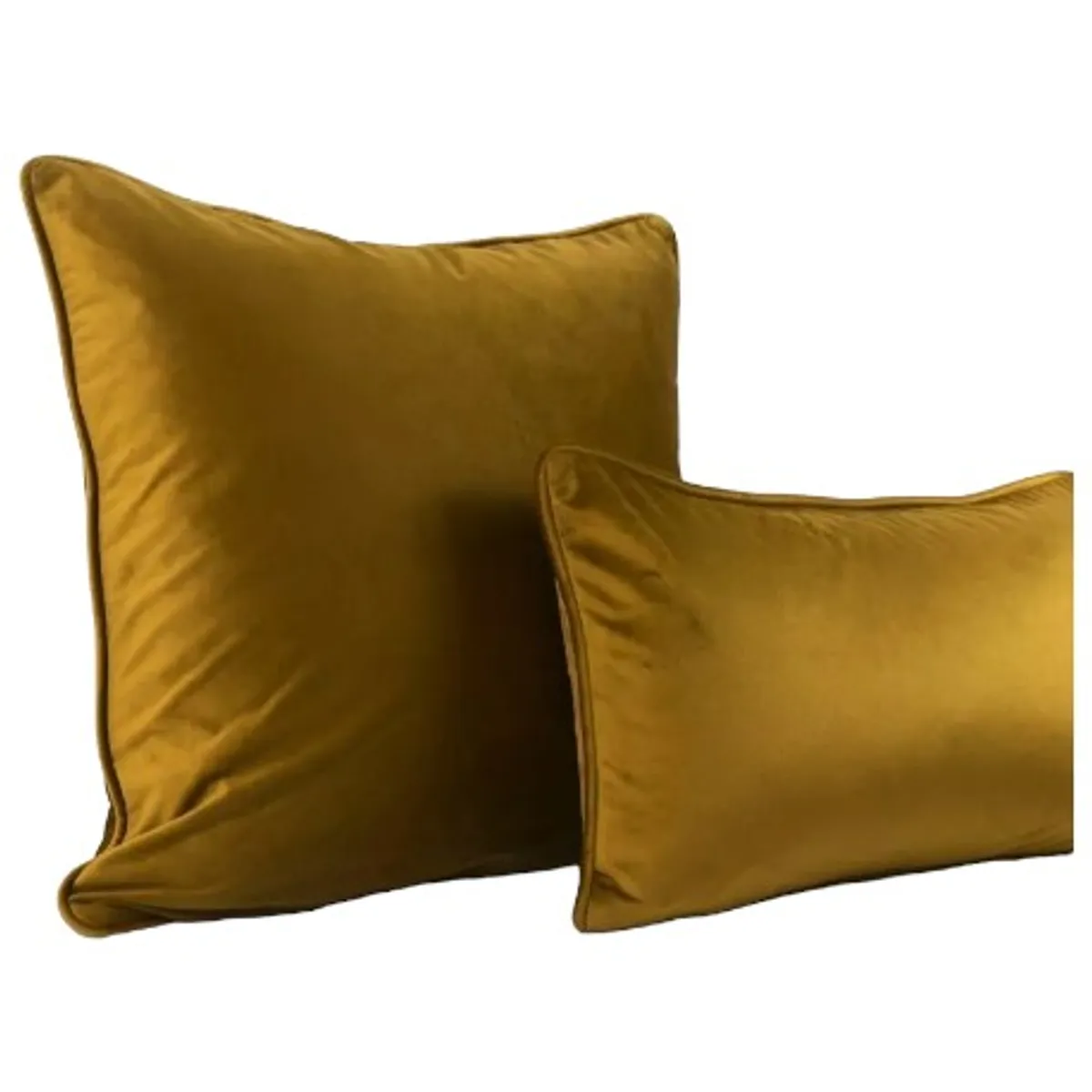 GENERICO - Pack 2 Funda Velvet De Cojín Terciopelo 45x45 Marron Claro