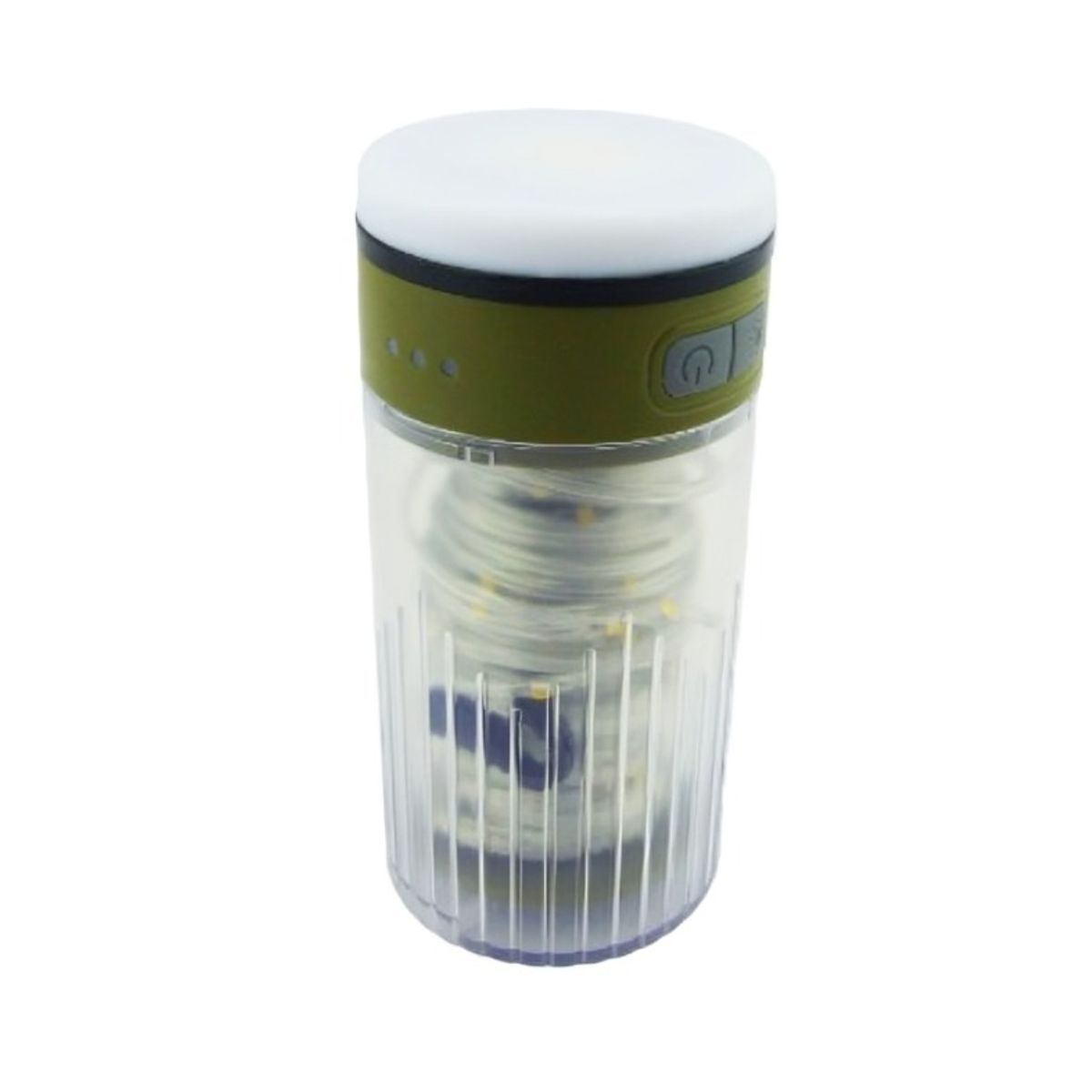 OEM - LAMPARA DE CAMPING + GUINALDA 10M LUZ CALIDA RECARGABLE USB