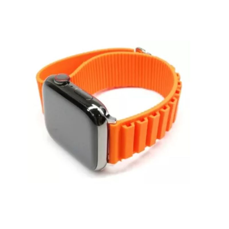 GENERICO - Correa De Silicona Para Iwatch Ultra Series 8 7 6 Se- 444549mm-NARANJA