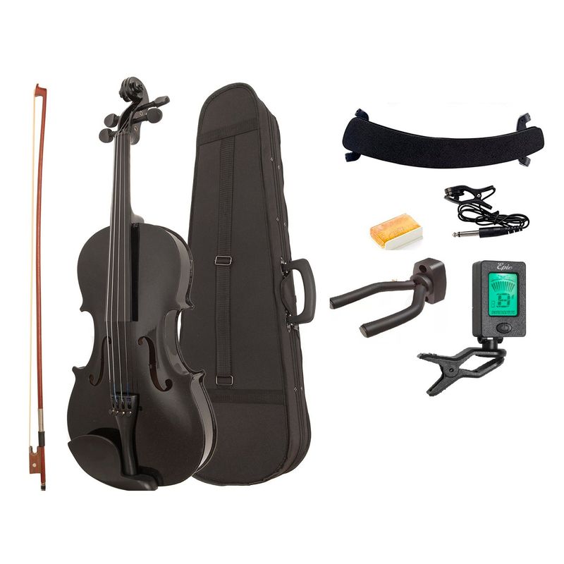 EPIC - Violín Profesional 44 Negro con Estuche Rígido