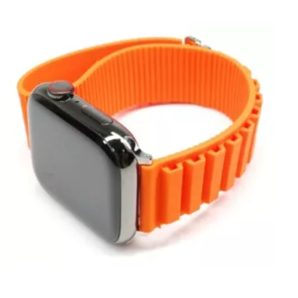 GENERICO - Correa De Silicona Para Iwatch Ultra Series 8 7 6 Se- 384041mm-NARANJA