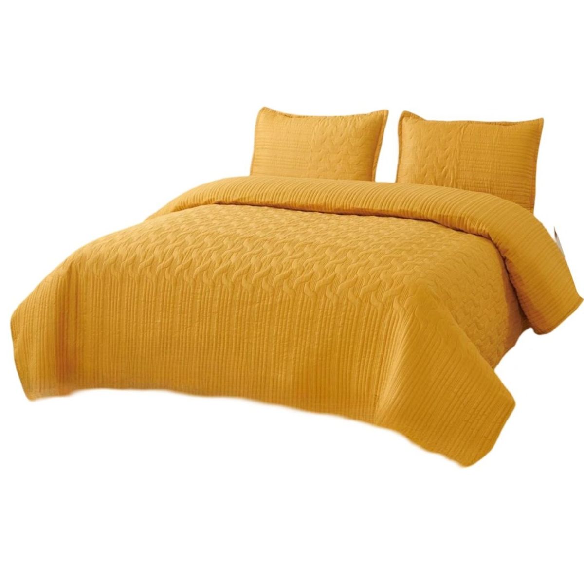 GENERICO - Cubrecama Quilt 2 Plazas Algodón 100% Premium C3